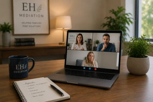 child access mediation Exmouth online meeting.